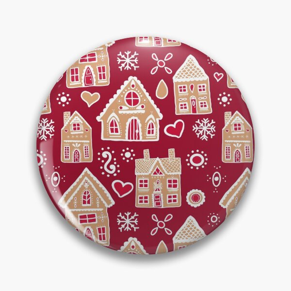 Item preview, Christmas Gingerbread House Pattern designed and sold by Harriet Linton.