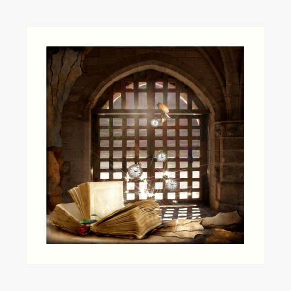 Story in the middle of ... Art Print