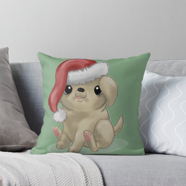 Item preview, Christmas Pug Holiday Illustration - Happy Howl-idays designed and sold by stilo29.