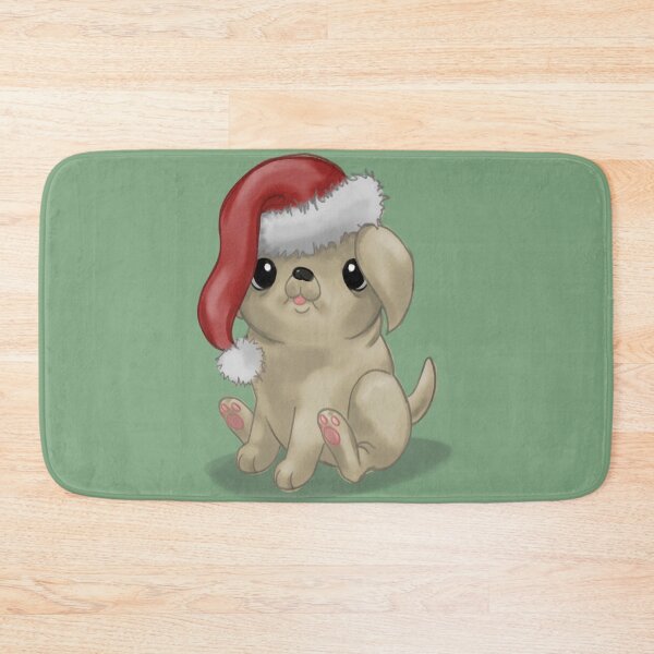 Item preview, Christmas Pug Holiday Illustration - Happy Howl-idays designed and sold by stilo29.