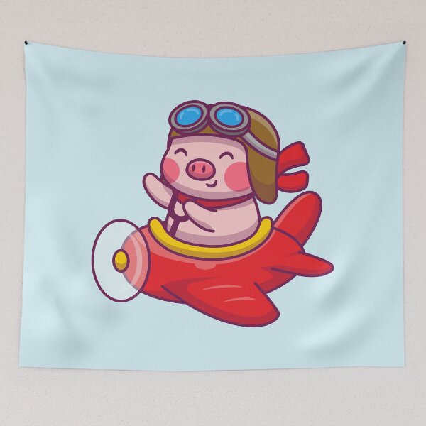 Artikelvorschau, Niedlicher Schweinepilot entworfen und verkauft von kalud-zoldyck.