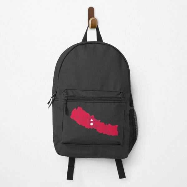 Item preview, Nepal Flag Map with regions designed and sold by Alo.