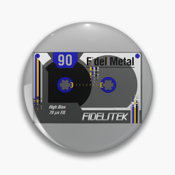 Item preview, Fidelitek FideliMetal 90 type 4 cassette designed and sold by B-96-J.