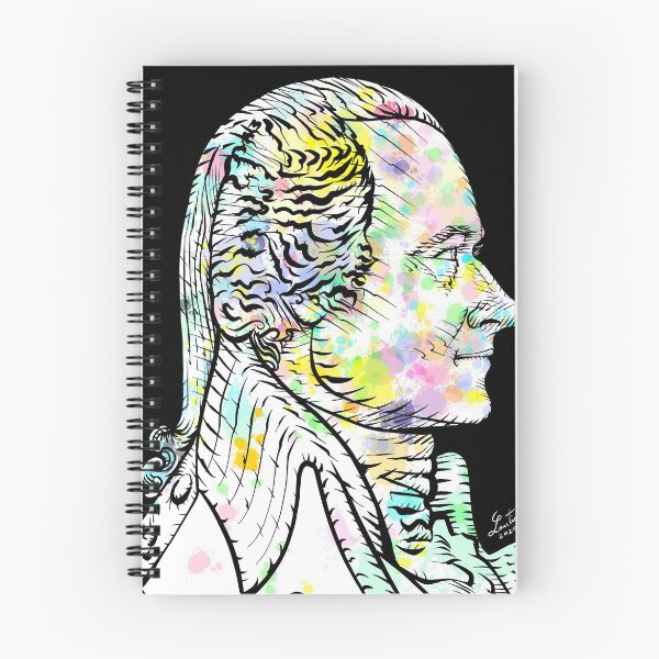 Item preview, ALEXANDER HAMILTON watercolor and ink portrait designed and sold by lautir.