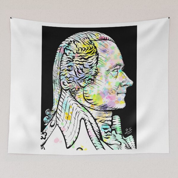 Item preview, ALEXANDER HAMILTON watercolor and ink portrait designed and sold by lautir.