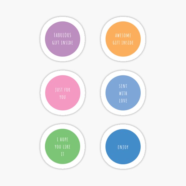 I Just Wanted To Say... Pastels Sticker
