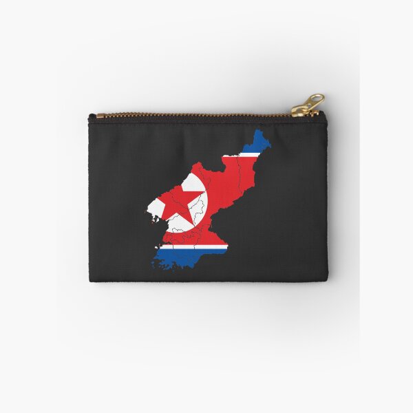 Item preview, North Korea Flag Map with regions designed and sold by Alo.