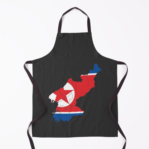 Item preview, North Korea Flag Map with regions designed and sold by Alo.