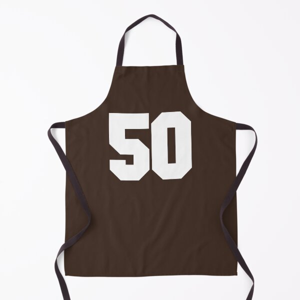 Item preview, 50 Number Cleveland Sports Fifty Brown Jersey designed and sold by HelloFromAja.