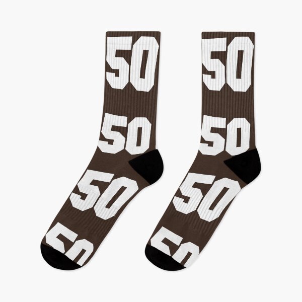 Item preview, 50 Number Cleveland Sports Fifty Brown Jersey designed and sold by HelloFromAja.