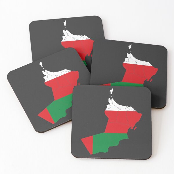 Item preview, Oman Flag Map with regions designed and sold by Alo.