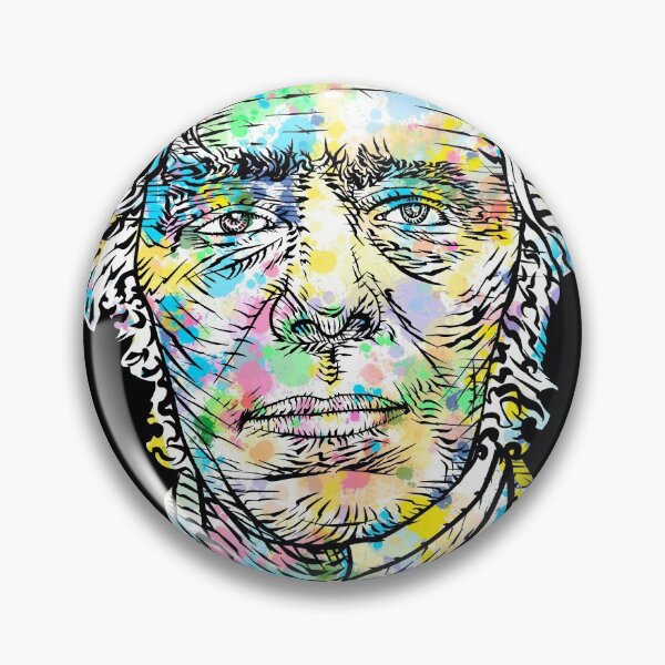 Item preview, MICHAEL FARADAY watercolor and ink portrait designed and sold by lautir.