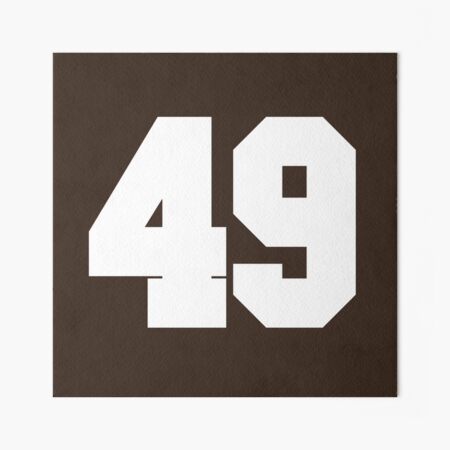 5 Number Cleveland Sports Five Brown Jersey Sticker for Sale by  HelloFromAja