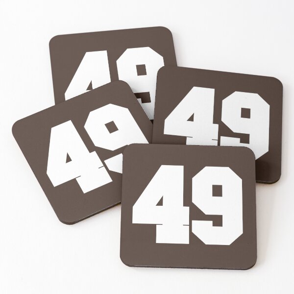 Item preview, 49 Number Cleveland Sports Fourty-Nine Brown Jersey designed and sold by HelloFromAja.