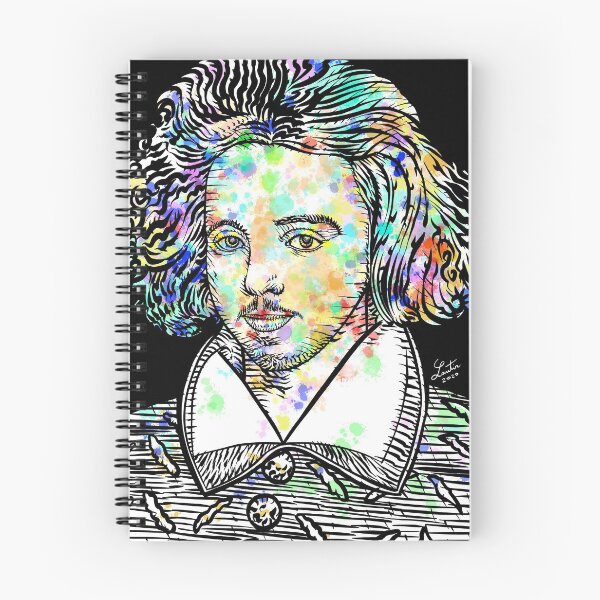 Item preview, CHRISTOPHER MARLOWE watercolor and ink portrait designed and sold by lautir.