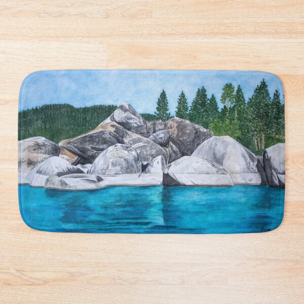 Item preview, Lake Tahoe Trees and Boulders designed and sold by tahoekerri.