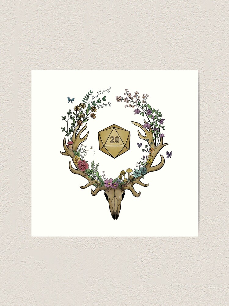 Dnd Druid Class Symbol Art Print For Sale By Avalon18 Redbubble 9570