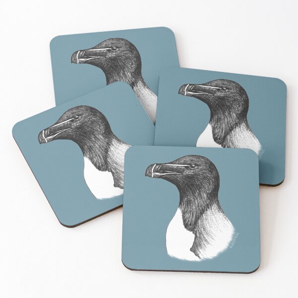 Item preview, Razorbill (Alca torda) - blue designed and sold by Michaela Berdougo.