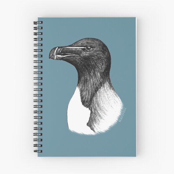 Item preview, Razorbill (Alca torda) - blue designed and sold by Michaela Berdougo.