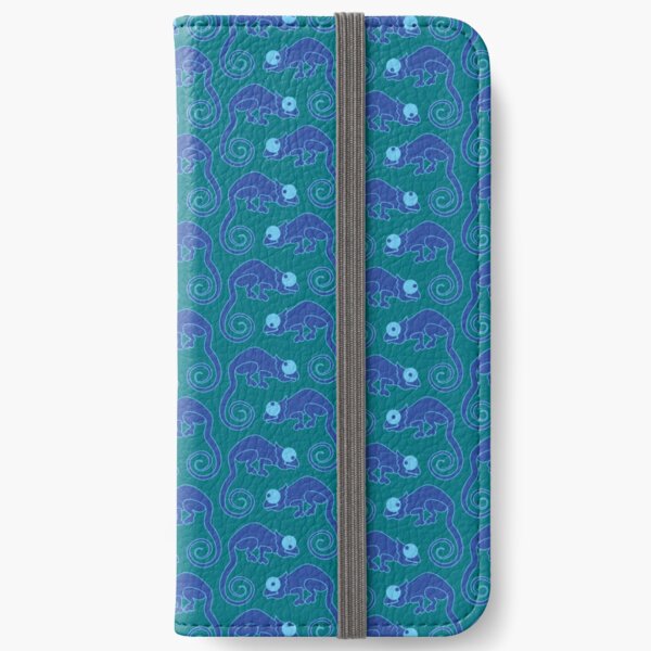 Chamäleons haben alles im Blick iPhone Flip-Case
