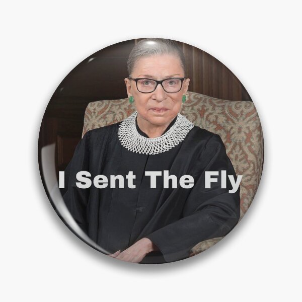 Item preview, I SENT THE FLY MEME | RBG | RUTH BADER GINSBURG | MIKE PENCE FLY | Vice Presidential Debate Fly on Pence's Head 2020 designed and sold by pierrelaidesign.