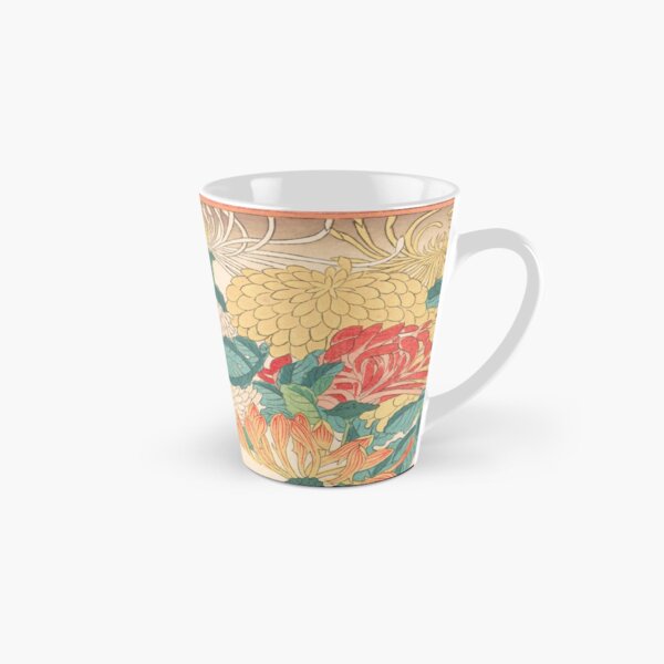 Chrysanthemum Design by Utagawa Hiroshige,1840 Tall Mug