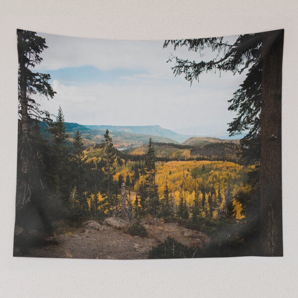 Item preview, Forest Fall Mountain View on Crisp Autumn Day designed and sold by JLPhotographer.