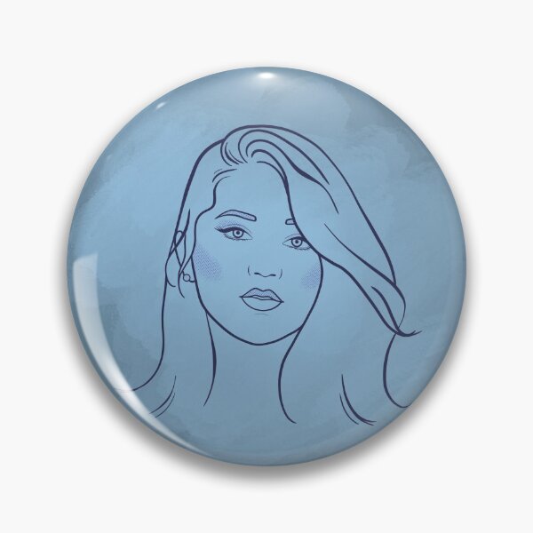 Item preview, Line Art Portrait w/ Background designed and sold by duskentine.