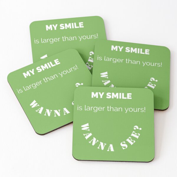 Item preview, Happy and positive design | Large smile | My smile is larger than yours, wanna see? designed and sold by TatianaLG.