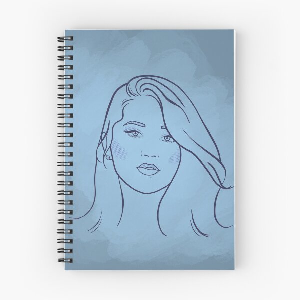 Item preview, Line Art Portrait w/ Background designed and sold by duskentine.