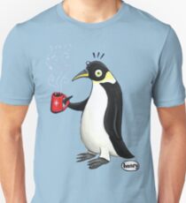 Penguin with hot coffee Unisex T-Shirt