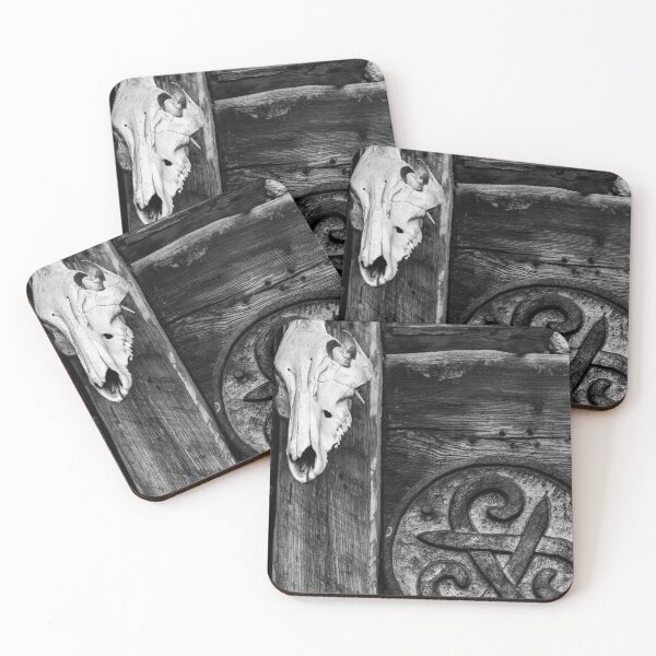 Item preview, Viking village - skulls and viking ornaments designed and sold by MonoKomatic.