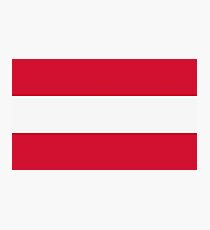 National Flag of Austria Photographic Print