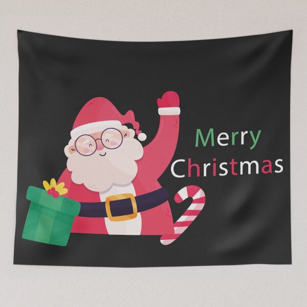 Item preview, Merry christmas, santa wish you a merry christmas designed and sold by MEILEY-Shop.