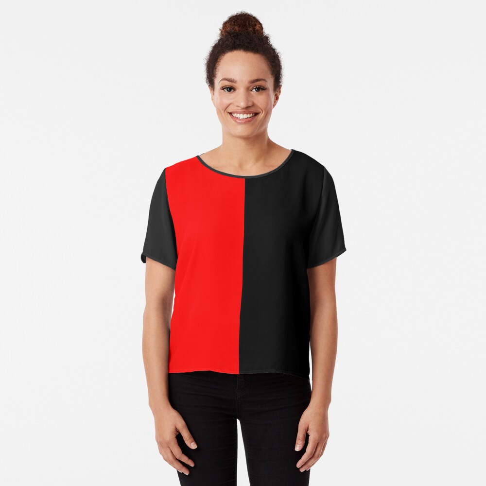 Backpack Half Red Half Black T Shirt For Sale By Stickersandtees Redbubble Half Graphic T Shirts Red Graphic T Shirts Black Graphic T Shirts