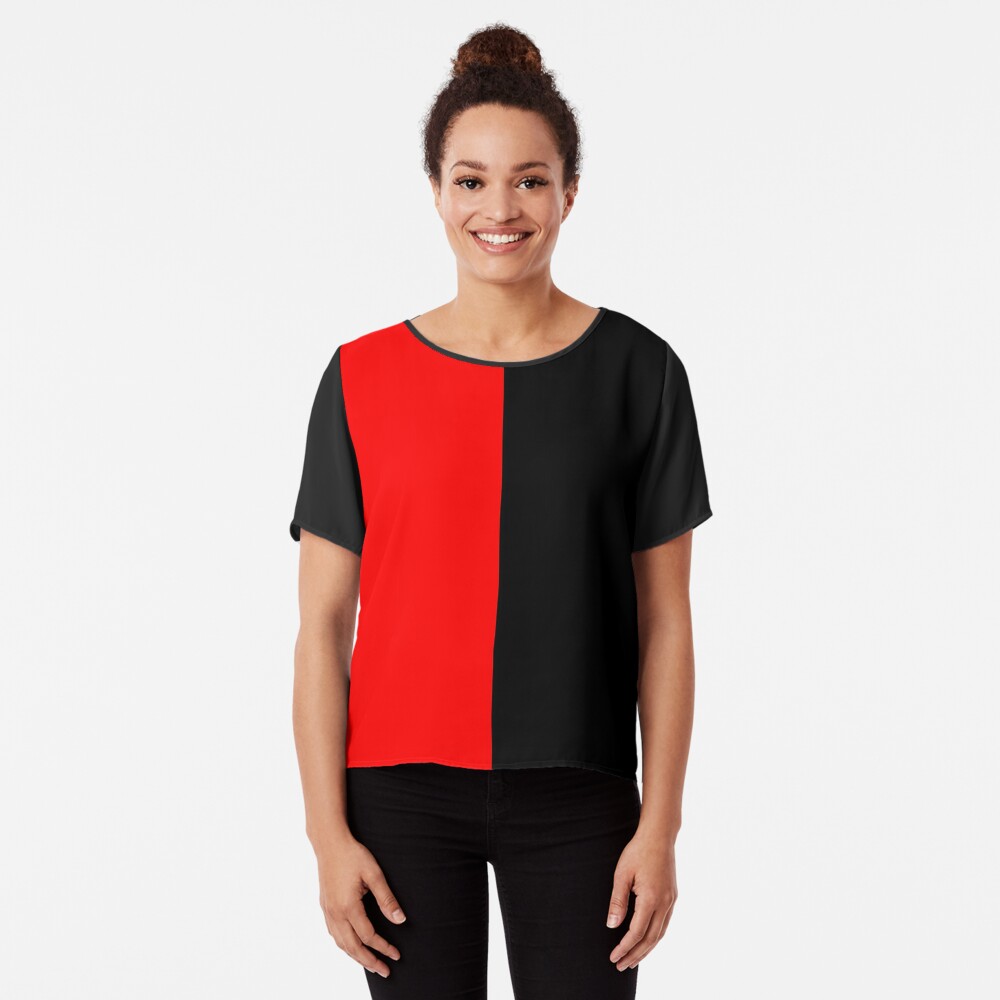 Backpack Half Red Half Black T Shirt By Stickersandtees Redbubble