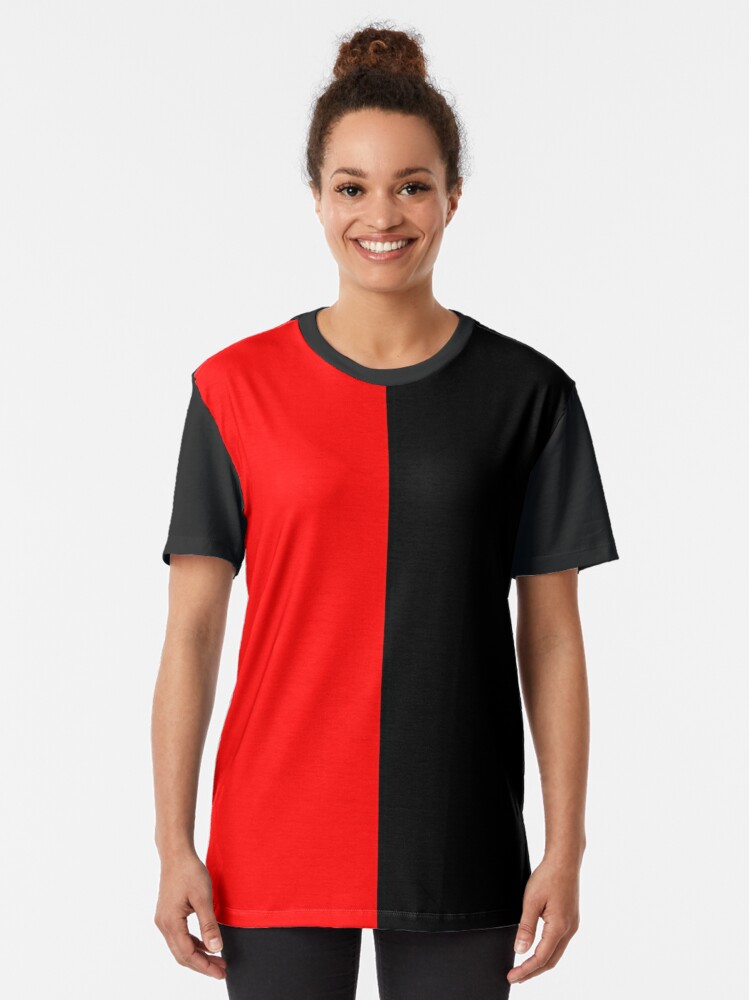 Backpack Half Red Half Black T Shirt By Stickersandtees Redbubble