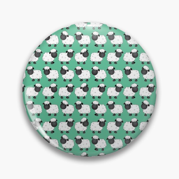 Item preview, Cute Baby Sheep Pattern Green Background  designed and sold by Running-Duck.