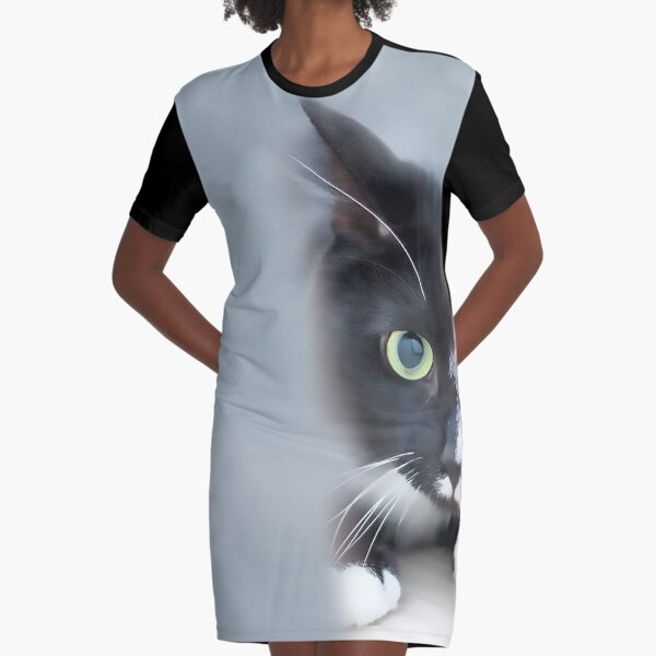 Attention please! Graphic T-Shirt Dress