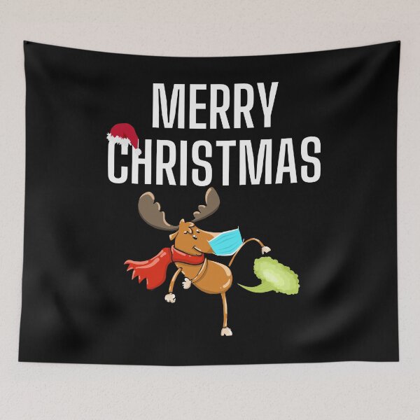 Item preview, Funny christmas deer Quarantined christmas designed and sold by OneTimeEngineer.