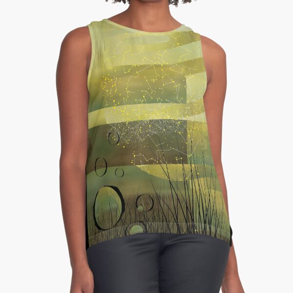 Linguistical Forest Sleeveless Top