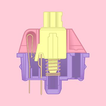 Artwork thumbnail, C3 Banana Split Macho Switch Mechanical Keyboard by parkerku-mk