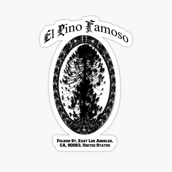 Vista previa del artículo con la obra «El Pino Famoso», diseñado y vendido por Frakk Geronimo's T ExtravaganzA.
