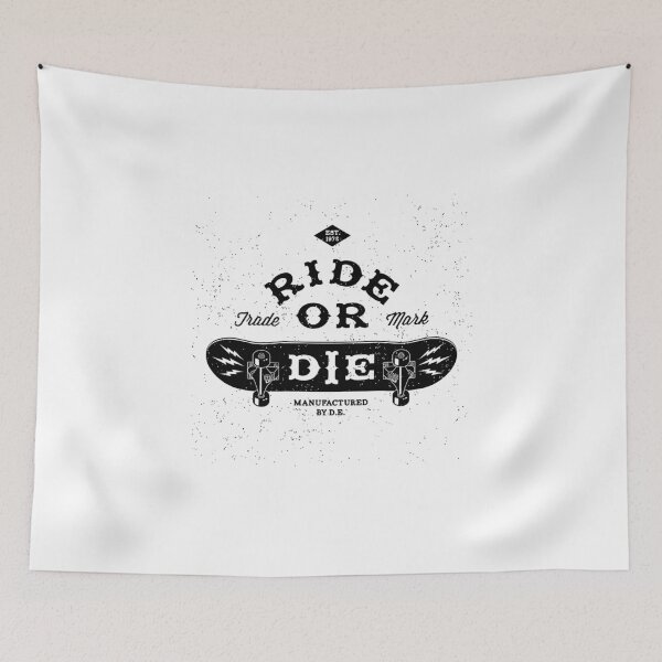 Item preview, Ride or Die Skateboard designed and sold by MisterGooseShop.