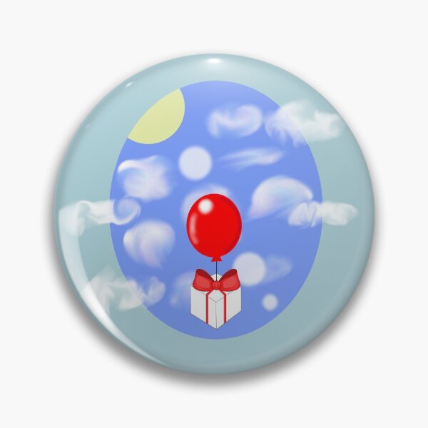 Item preview, Cute balloon present in the sky  designed and sold by L1221e92.