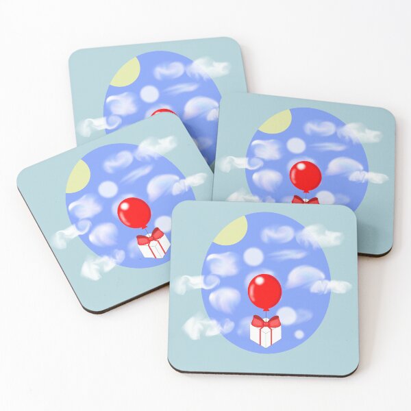 Item preview, Cute balloon present in the sky  designed and sold by L1221e92.
