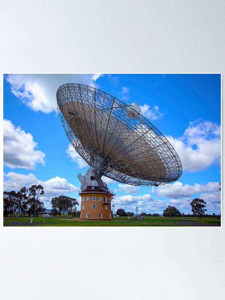 Alternate view of The Dish, Parkes, NSW, Australia Poster
