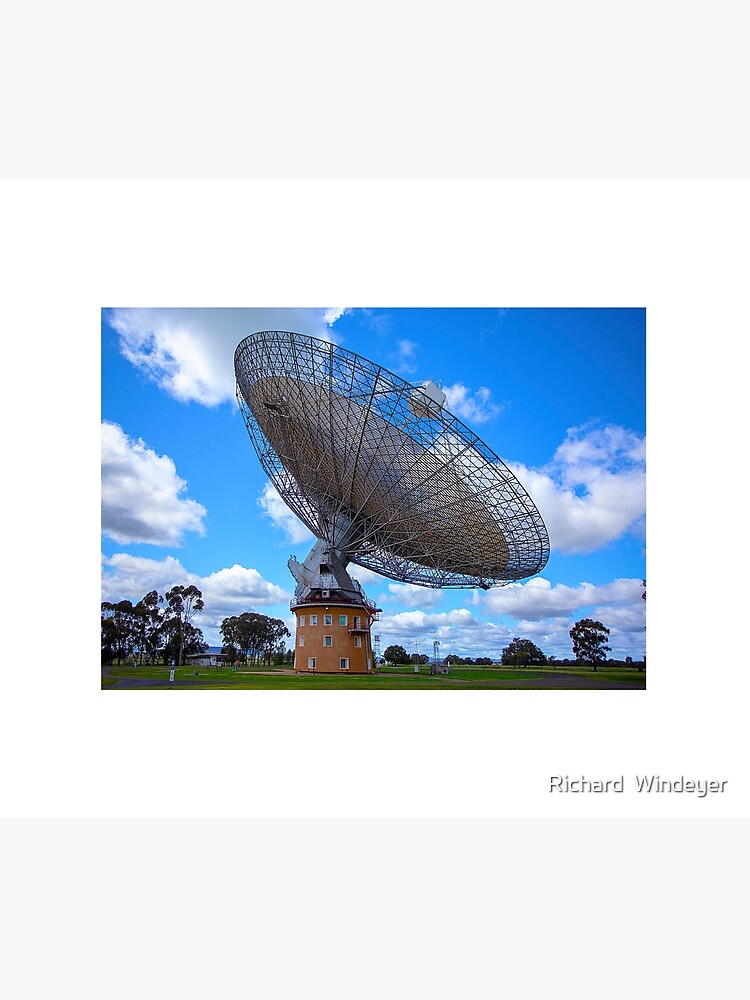 Thumbnail 5 of 5, Shower Curtain, The Dish, Parkes, NSW, Australia designed and sold by RICHARDW.