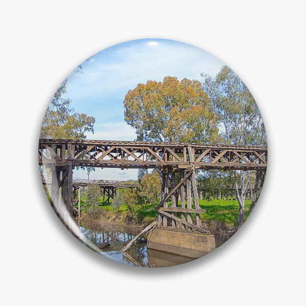 Item preview, Old Rail Bridges, Gundagai, NSW, Australia designed and sold by Richard  Windeyer.