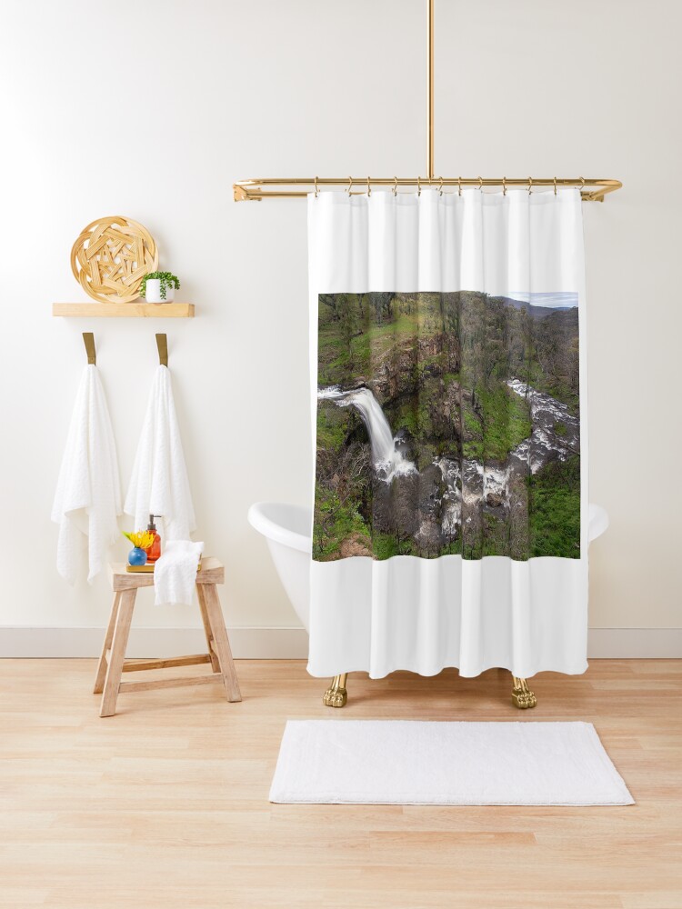 Thumbnail 1 of 5, Shower Curtain, Paddy's River Falls, Tumbarumba, NSW, Australia designed and sold by RICHARDW.